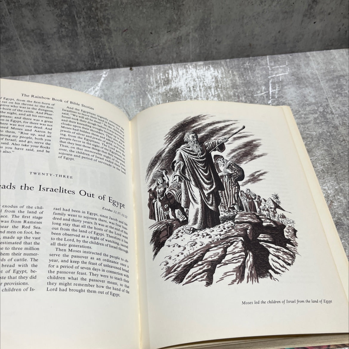the rainbow book of bible stories book, by j. harold gwynne, d.d., 1970 Hardcover image 4