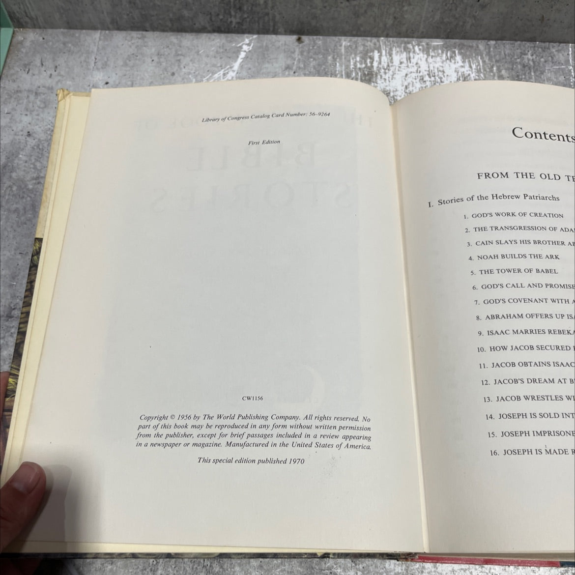 the rainbow book of bible stories book, by j. harold gwynne, d.d., 1970 Hardcover image 3