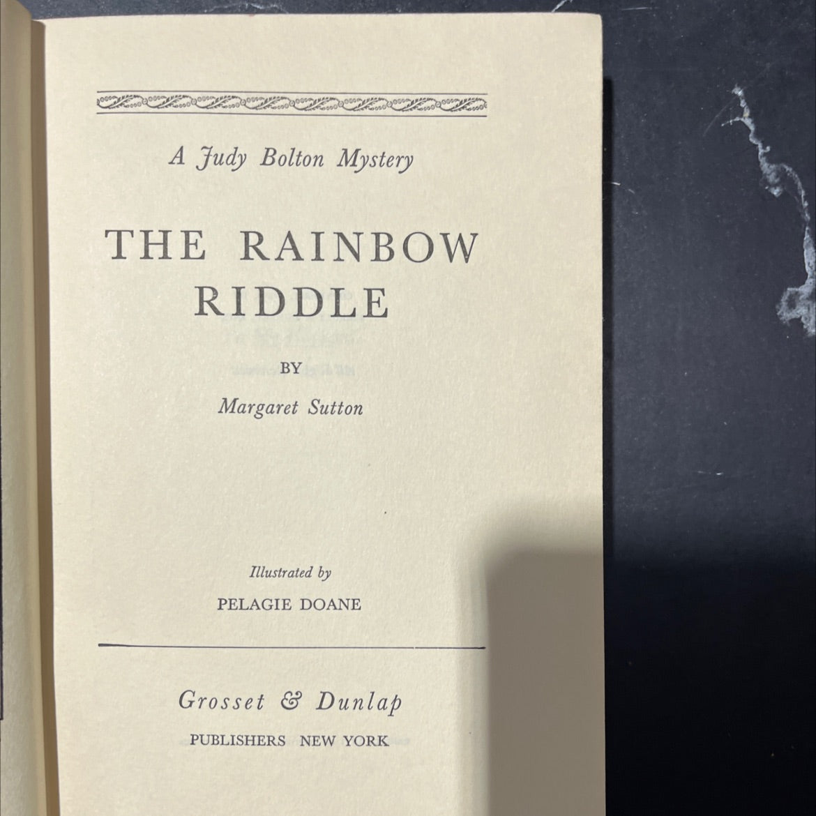 the rainbow riddle book, by Margaret Sutton, 1946 Hardcover image 2