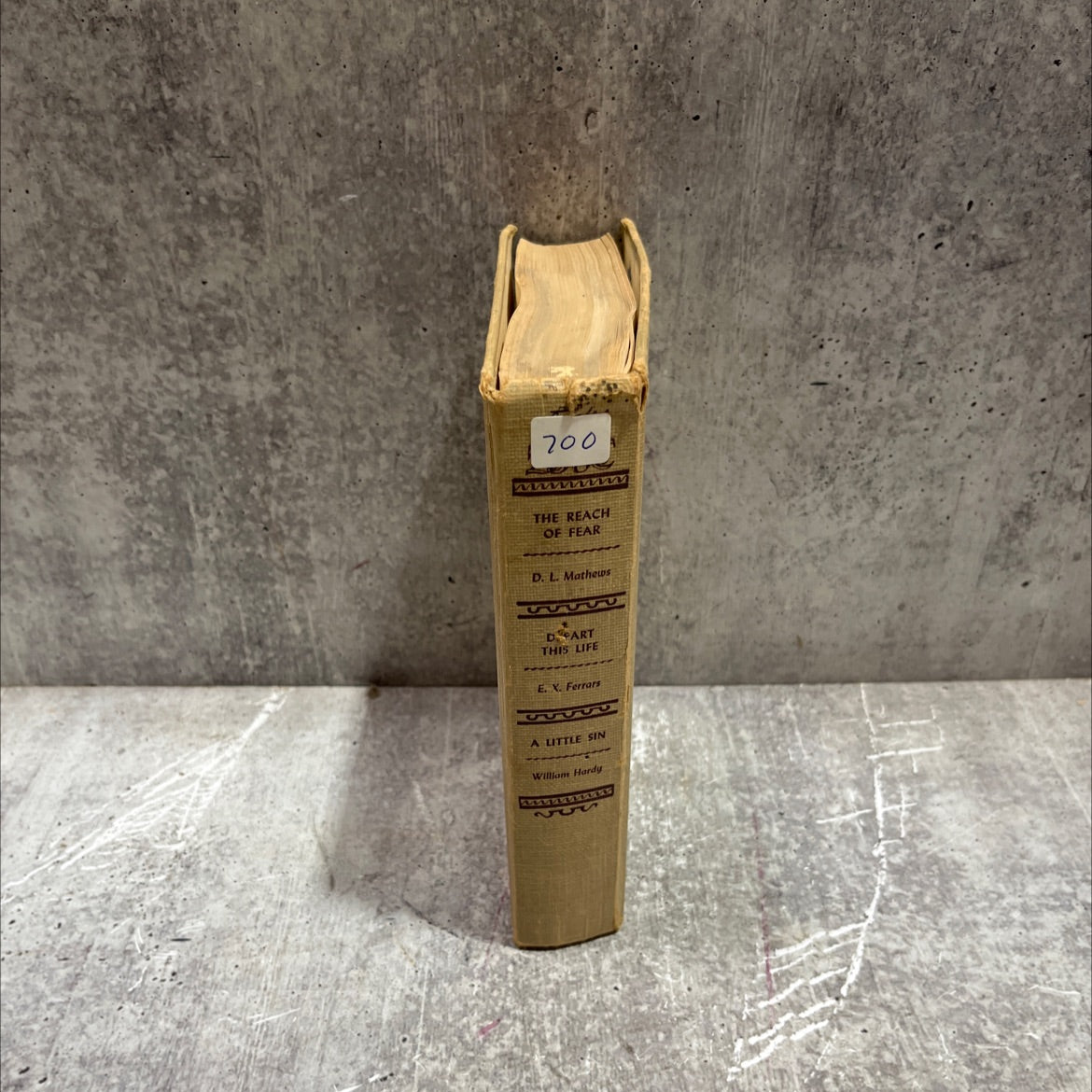 the reach of fear book, by d. l. mathews, 1958 Hardcover image 4