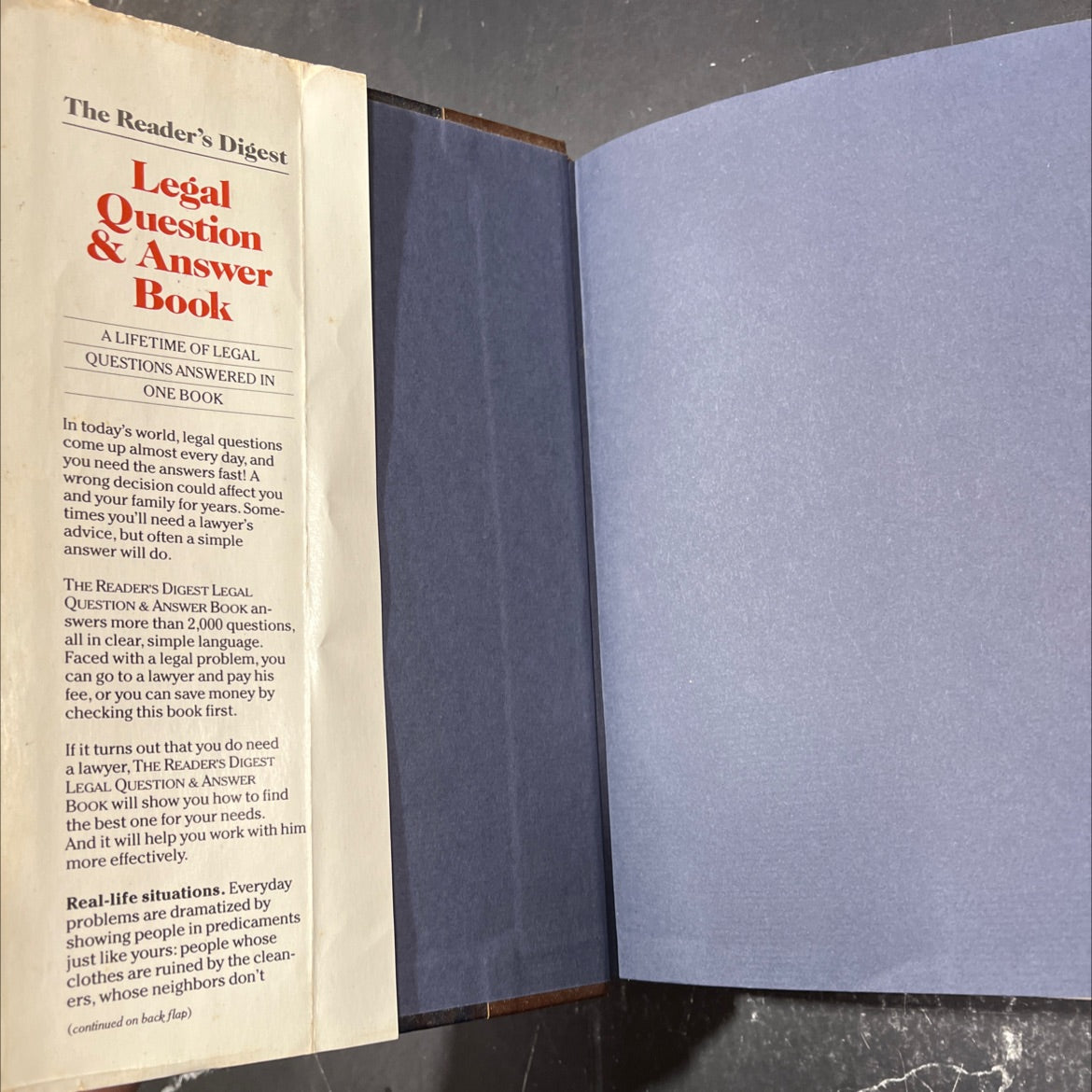 the reader's digest legal question & answer book book, by the reader's digest association, inc., 1988 Hardcover image 4