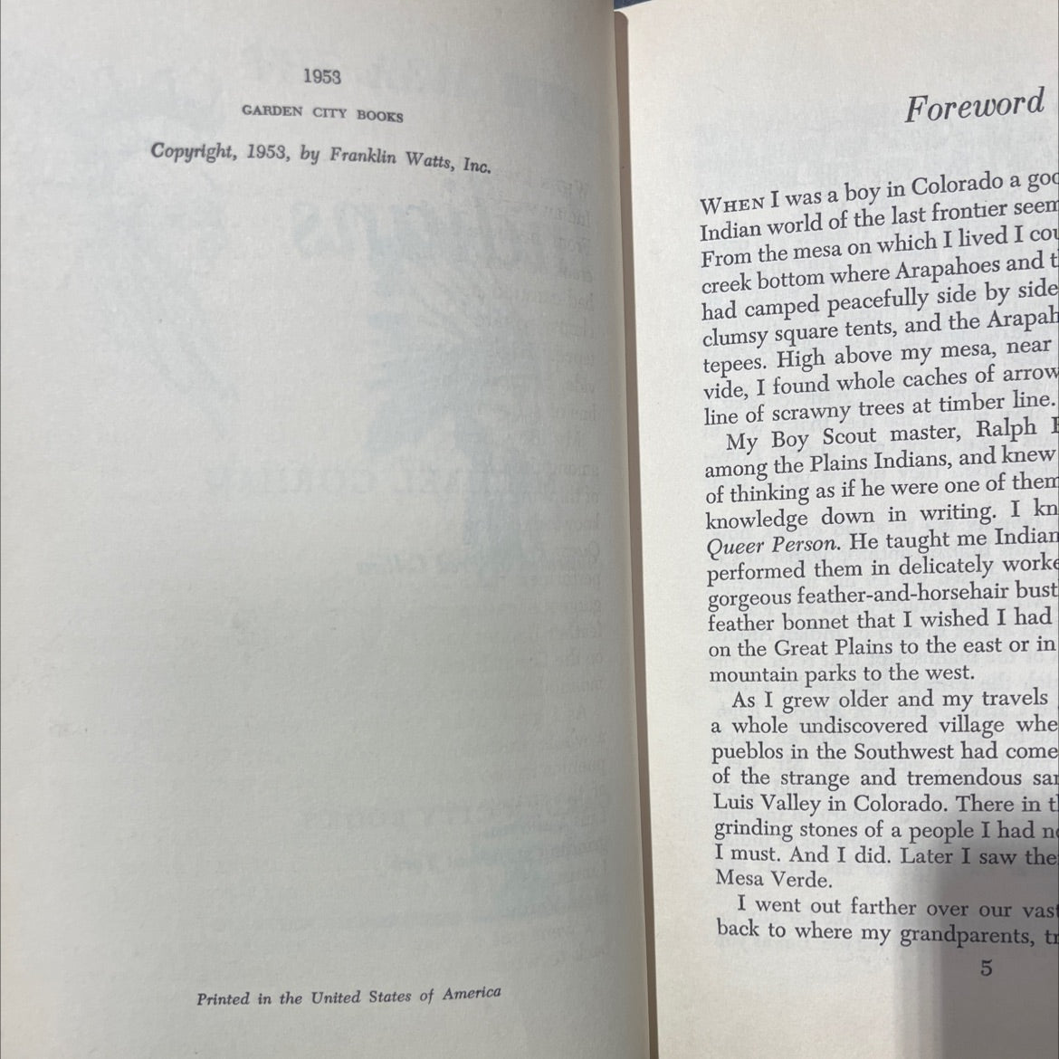 the real book about indians book, by michael gorham, 1953 Hardcover image 3