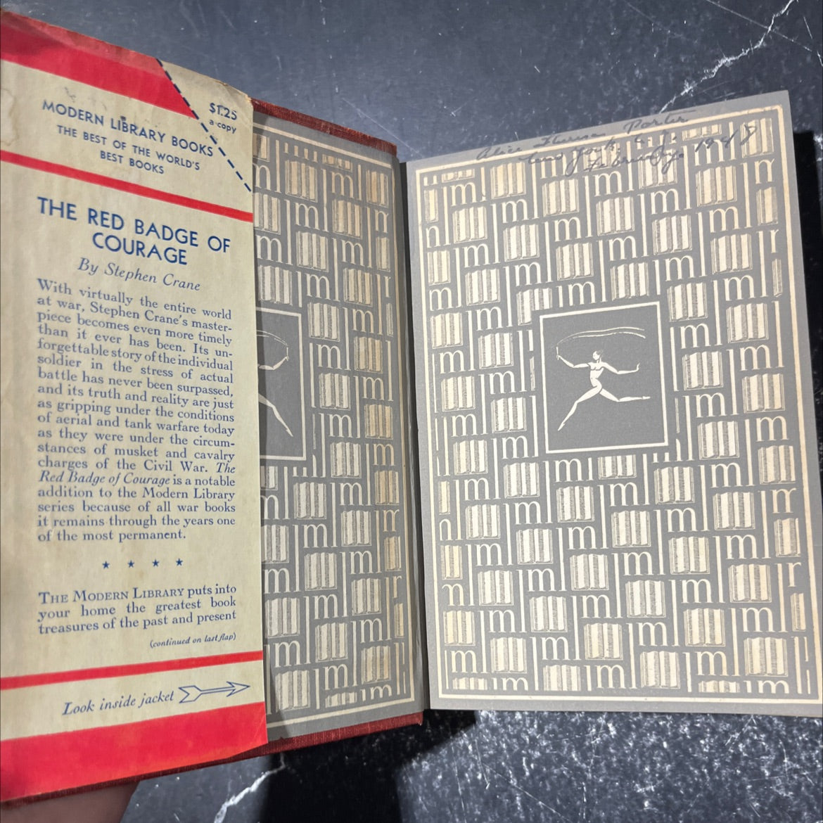 the red badge of courage book, by stephen crane, 1925 Hardcover image 4