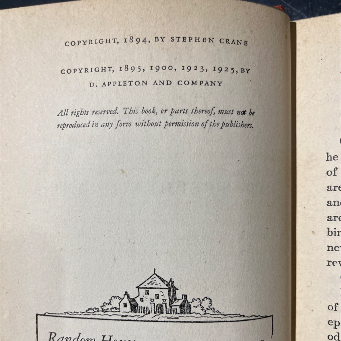 the red badge of courage book, by stephen crane, 1925 Hardcover image 3