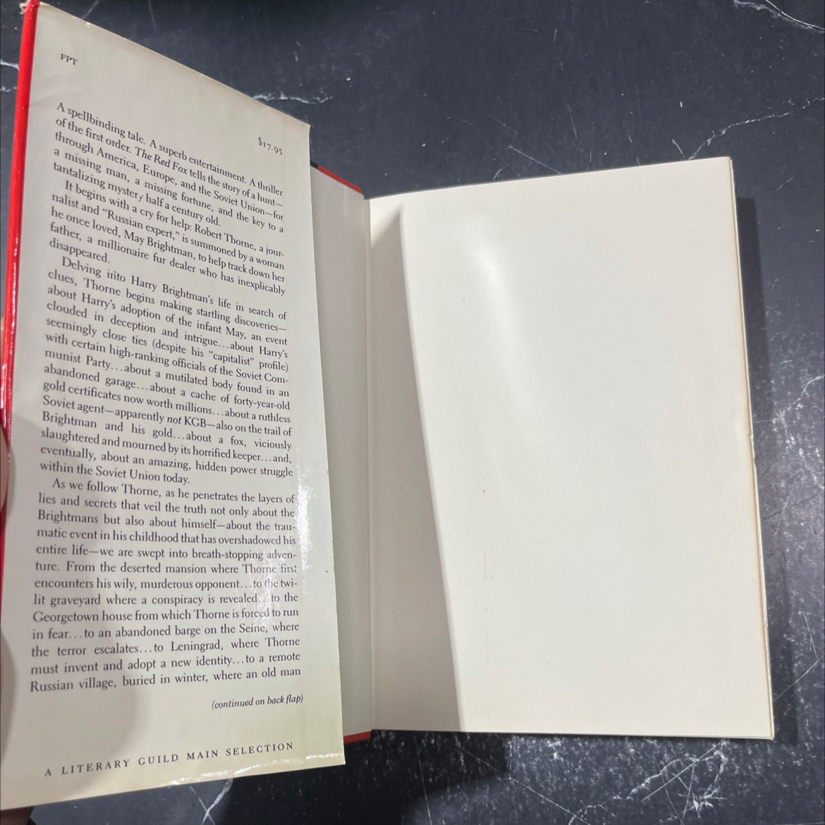 the red fox book, by anthony hyde, 1985 Hardcover image 4