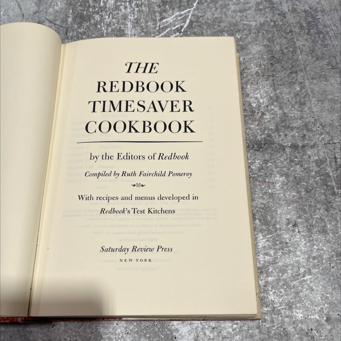 the redbook timesaver cookbook book, by editors of redbook, 1972 Hardcover image 2