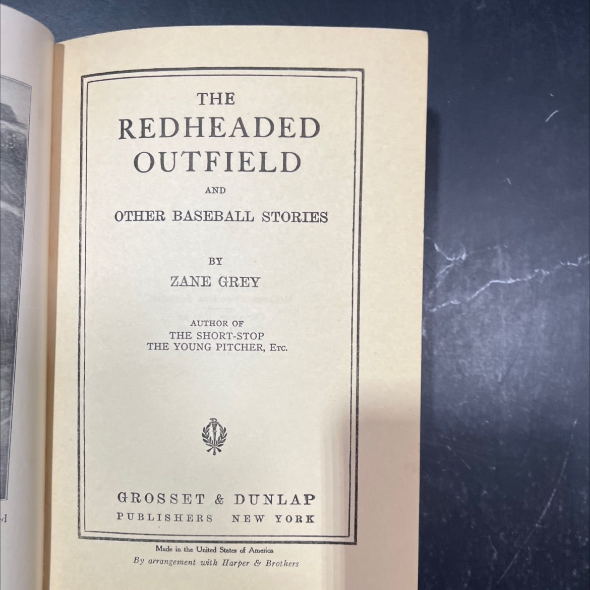 the redheaded outfield and other baseball stories book, by zane grey, 1920 Hardcover image 2
