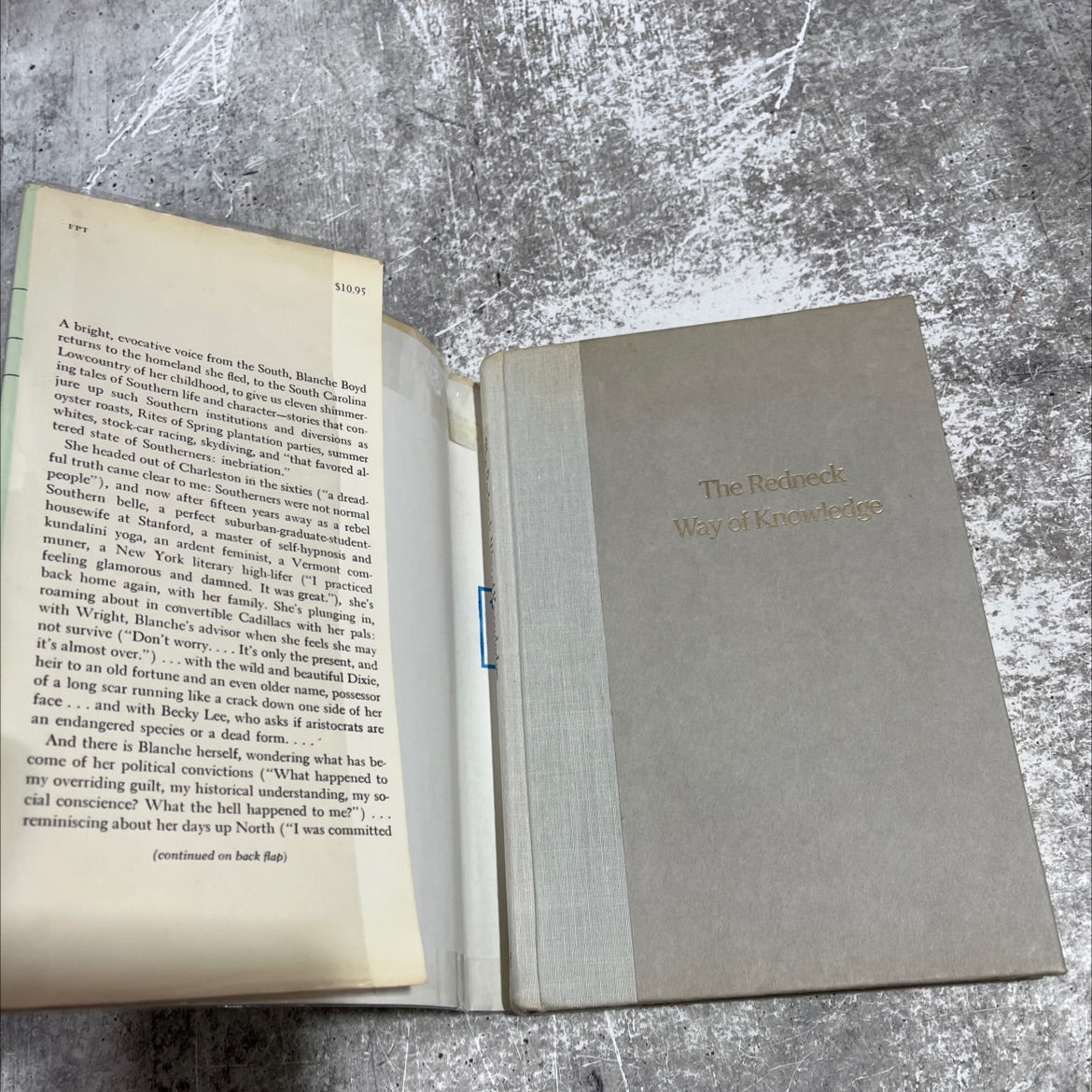 the redneck way of knowledge book, by Blanche McCrary Boyd, 1982 Hardcover image 4