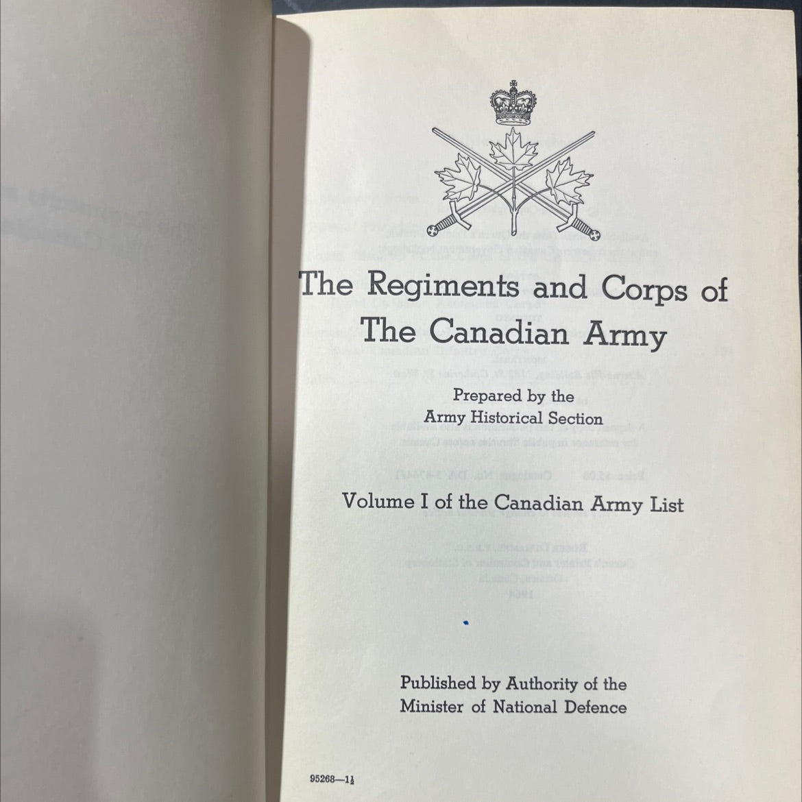 the regiments and corps of the canadian army book, by unknown, 1964 Hardcover image 2