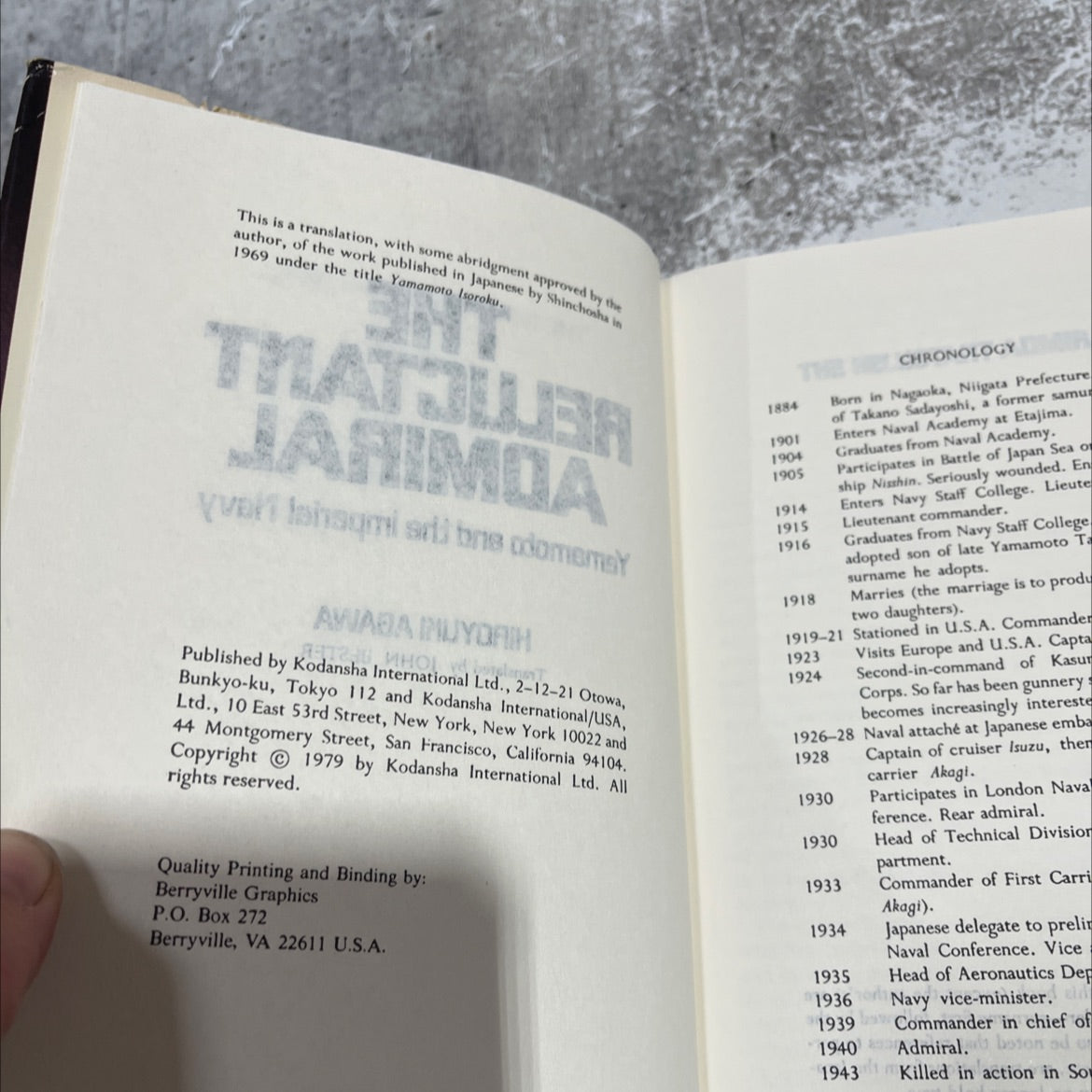 the reluctant admiral yamamoto and the imperial navy book, by hiroyuki agawa, 1979 Hardcover image 3