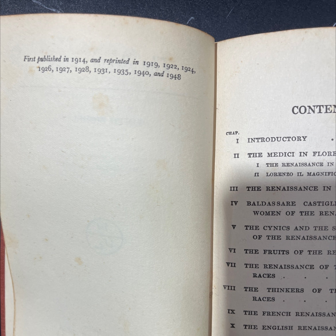 the renaissance book, by edith sichel, 1948 Hardcover image 3
