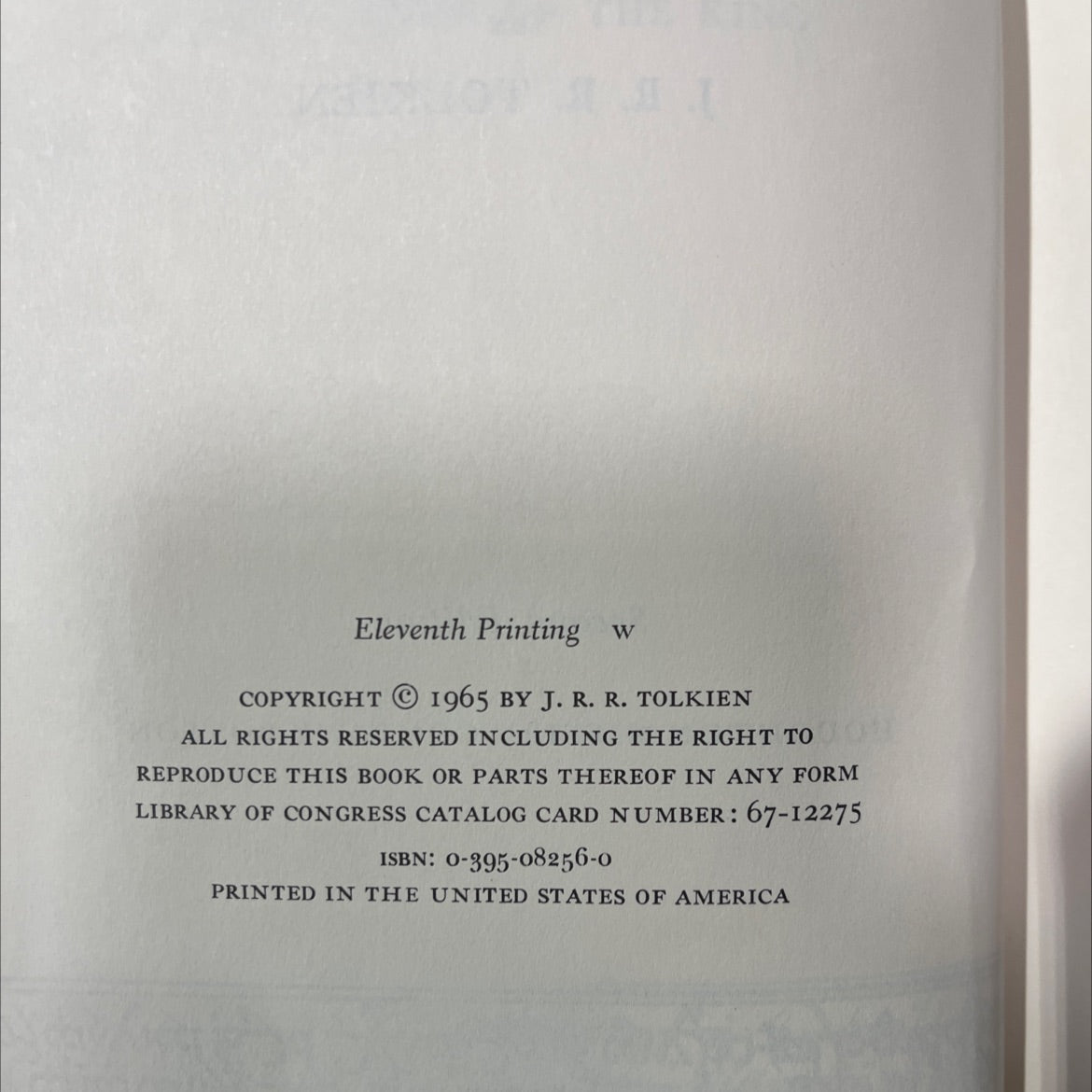 the return of the king book, by j. r. r. tolkien, 1965 Hardcover image 3