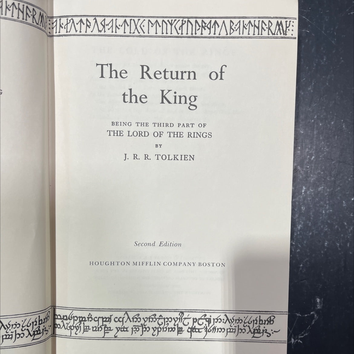 the return of the king book, by j. r. r. tolkien, 1965 Hardcover image 2