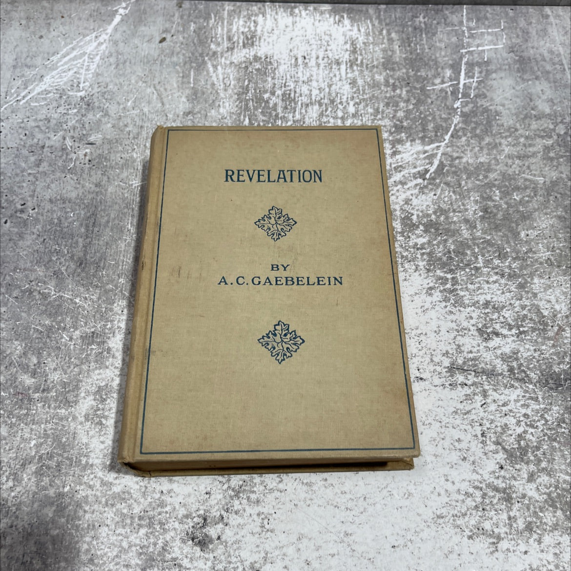 the revelation an analysis and exposition of the last book of the bible book, by arno c. gaebelein, 1915 Hardcover image 1