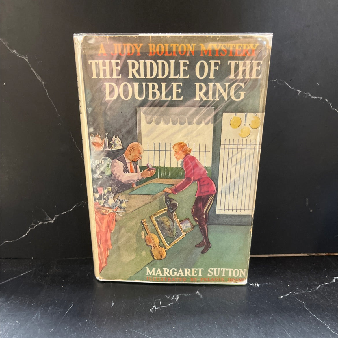the riddle of the double ring book, by margaret sutton, 1937 Hardcover image 1