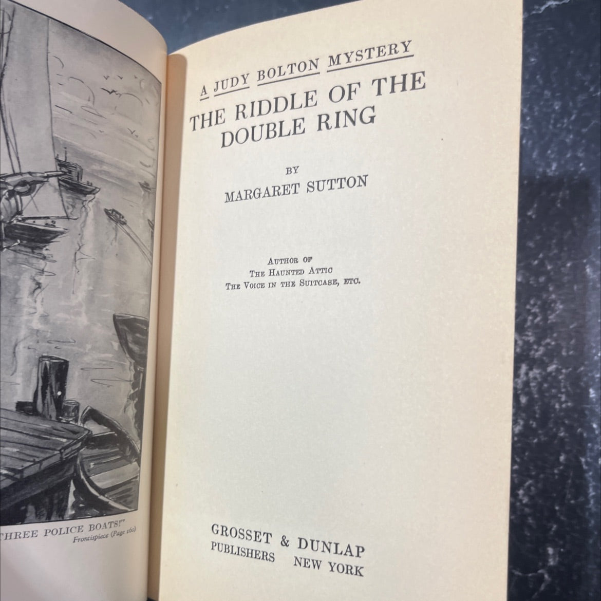the riddle of the double ring book, by margaret sutton, 1937 Hardcover image 2