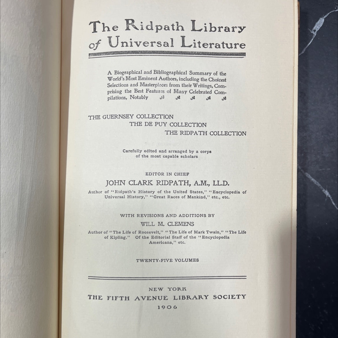 the ridpath library of universal literature book, by john clark ridpath, 1906 Leather image 3