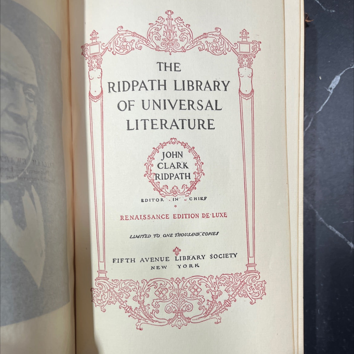 the ridpath library of universal literature book, by john clark ridpath, 1906 Leather image 2