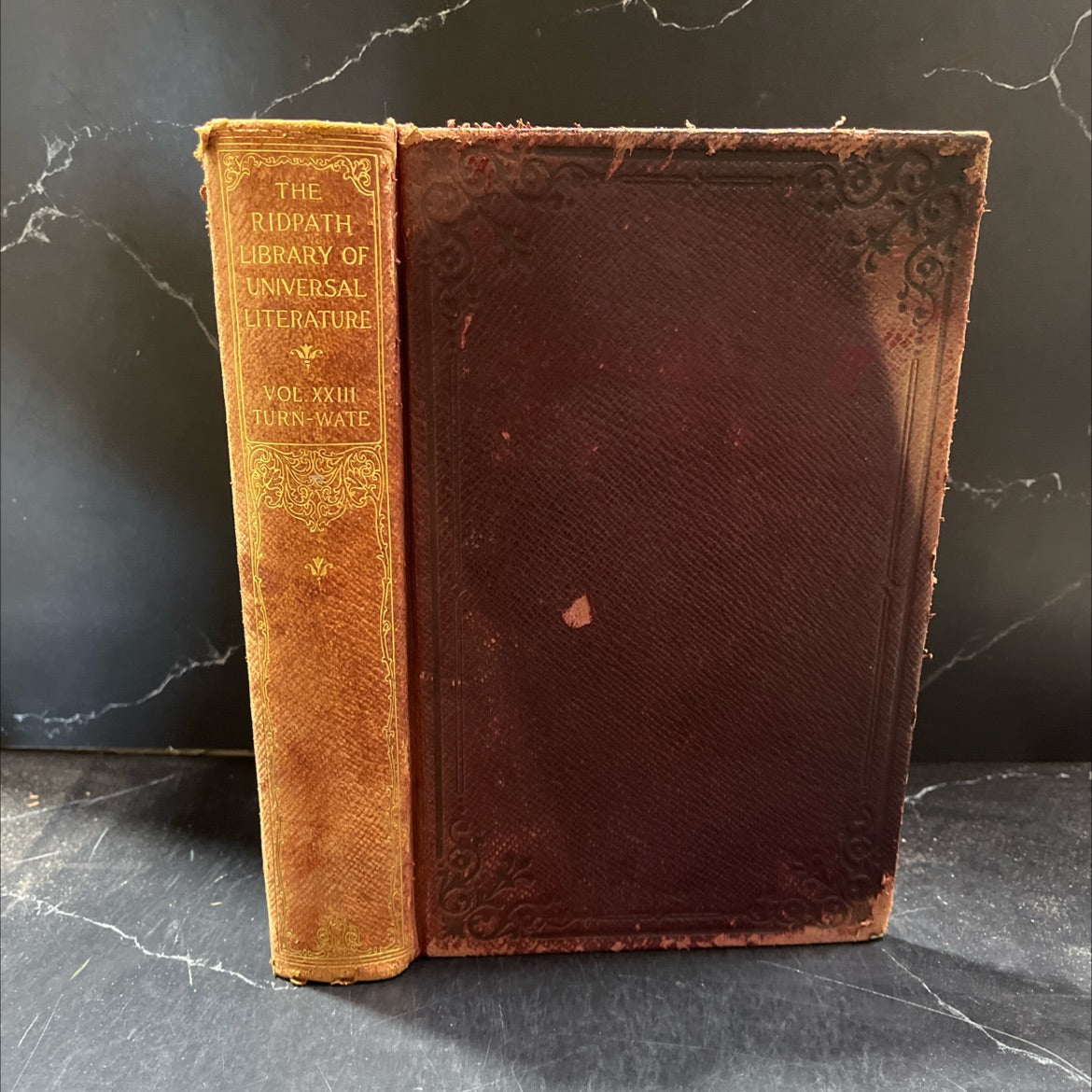 the ridpath library of universal literature book, by john clark ridpath, 1906 Leather image 1