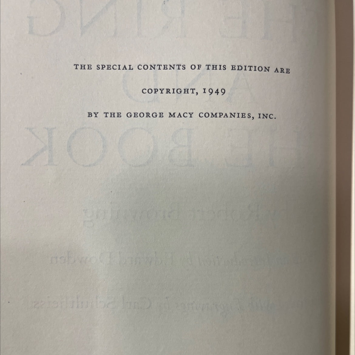 the ring and the book book, by robert browning, 1949 Hardcover image 3