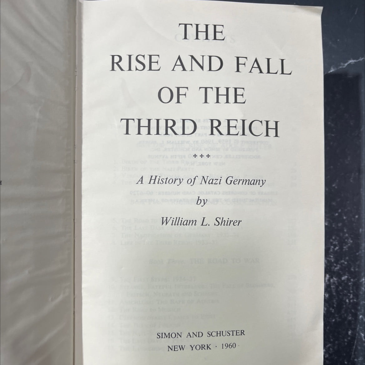 the rise and fall of the third reich a history of nazi germany book, by william l. shirer, 1960 Hardcover image 2