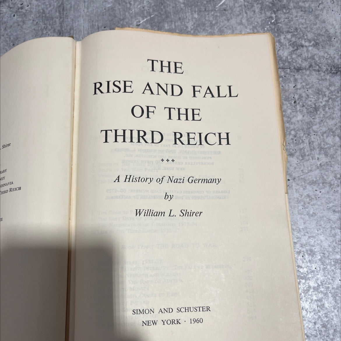 the rise and fall of the third reich book, by william l. shirer, 1960 Hardcover image 2