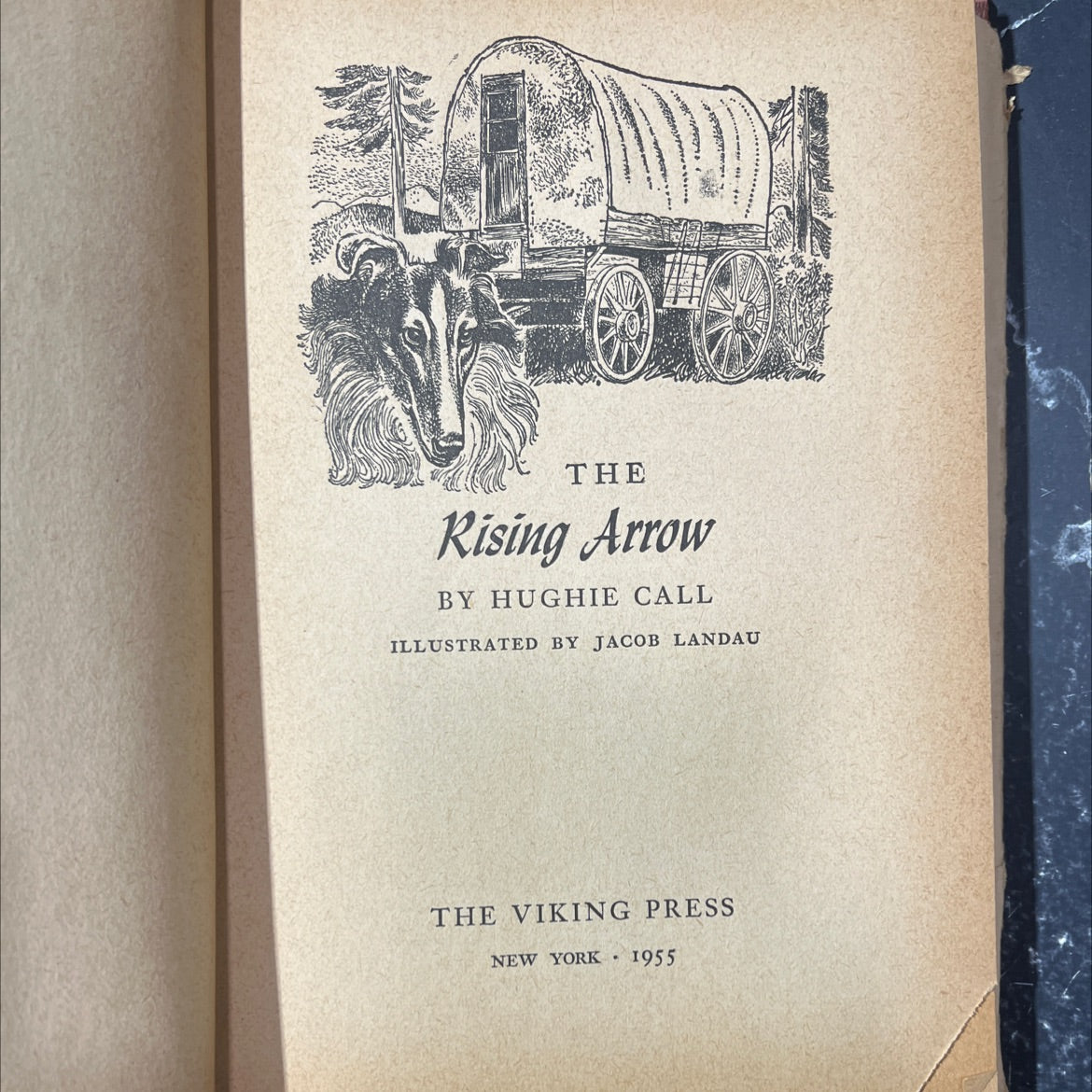 the rising arrow book, by hughie call, 1955 Hardcover image 2