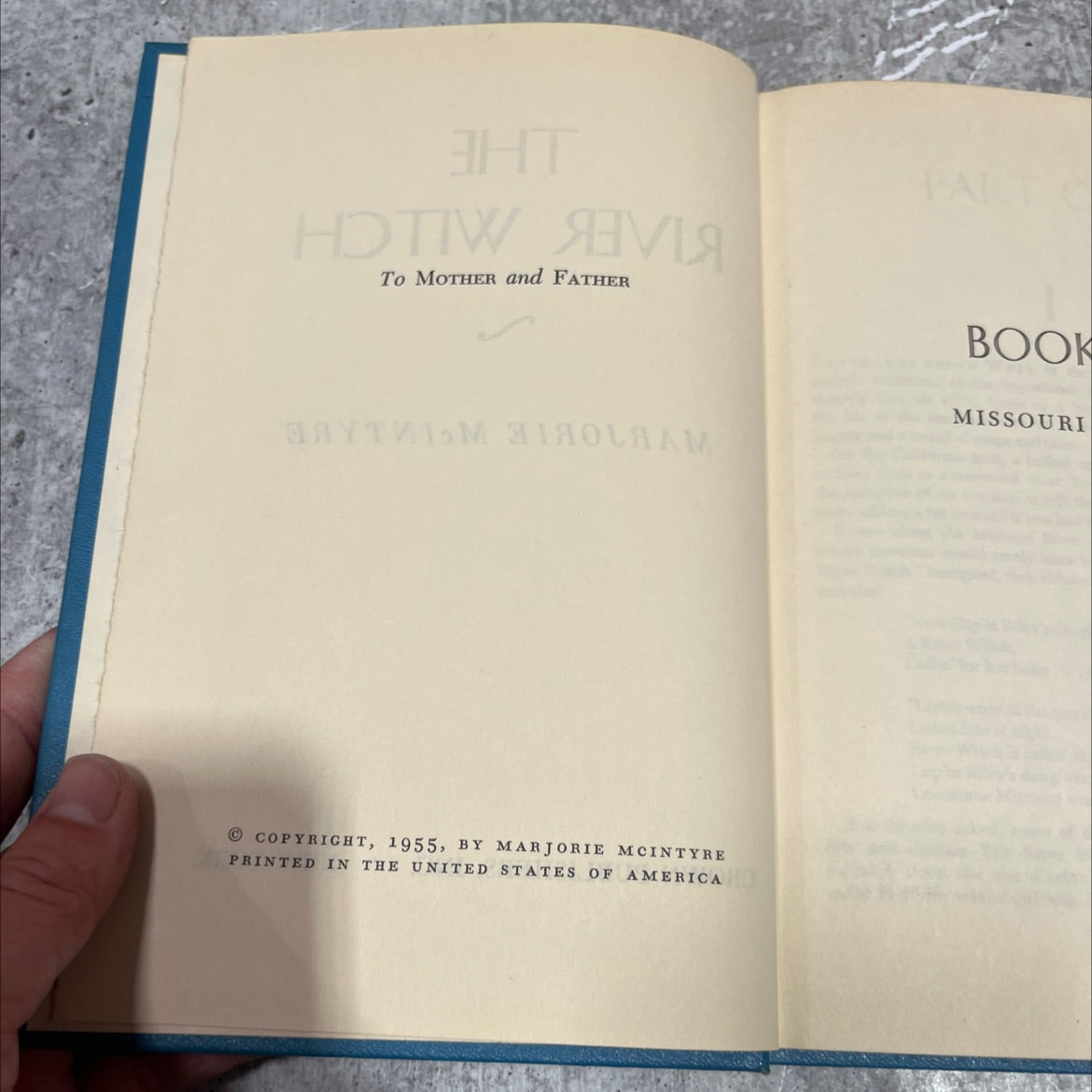 the river witch book, by marjorie mcintyre, 1955 Hardcover image 3