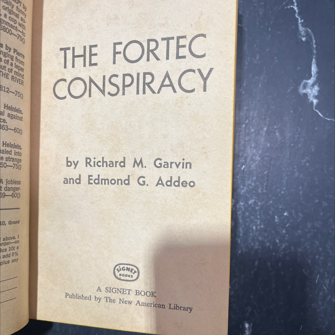 the river book, by Richard M. Garvin, Edmond G. Addeo, 1968 Paperback image 2