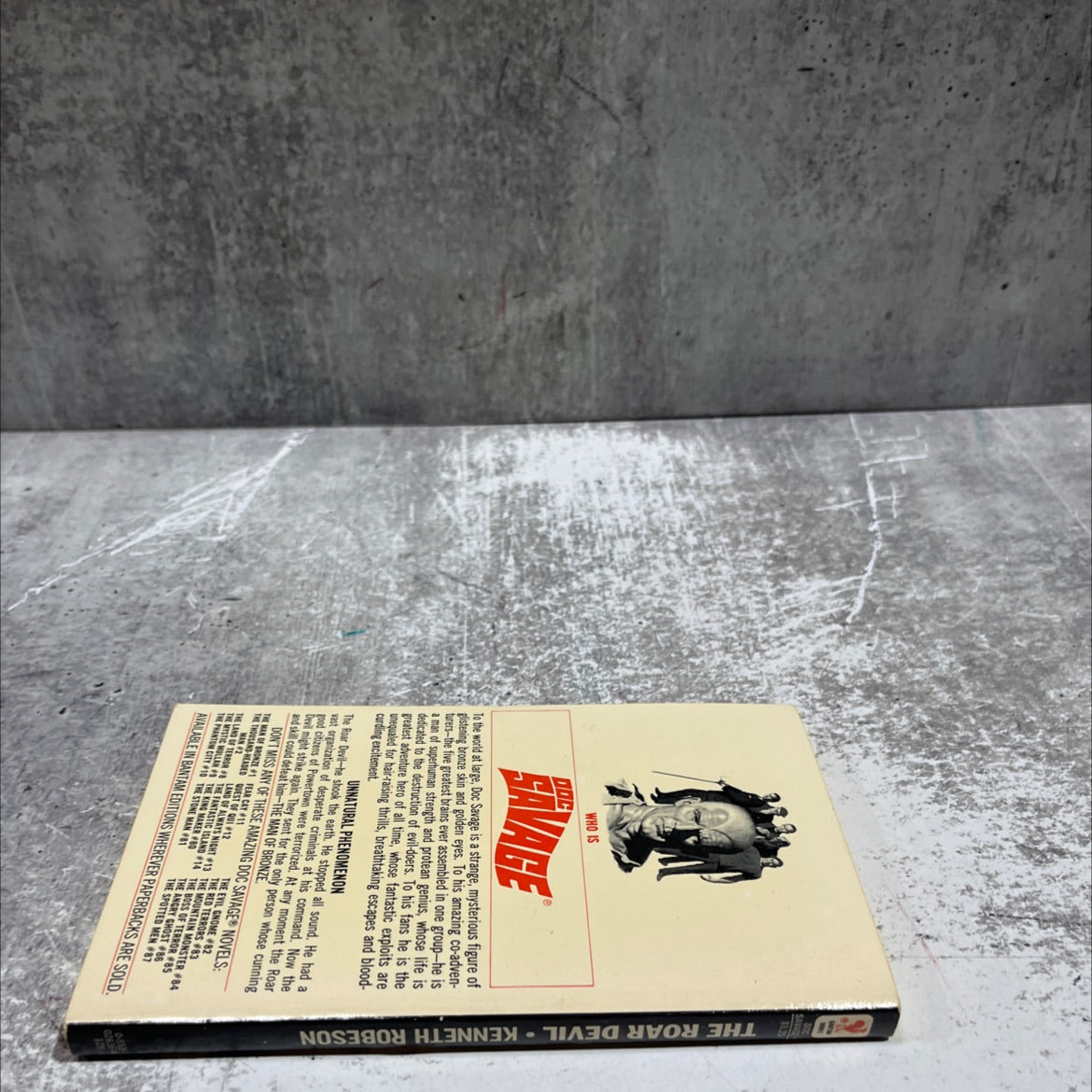 the roar devil book, by kenneth robeson, 1977 Paperback image 4