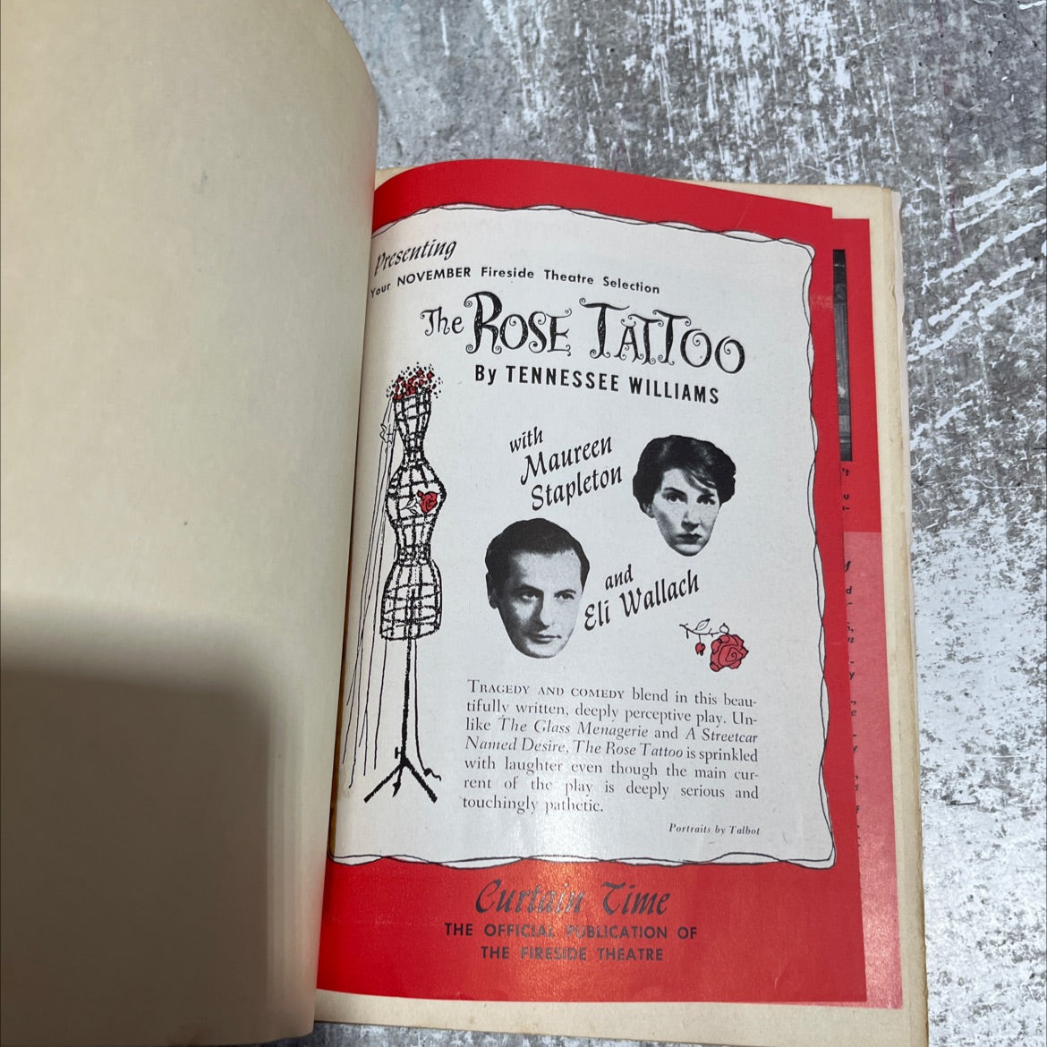 the rose tattoo book, by tennessee williams, 1951 Hardcover image 4
