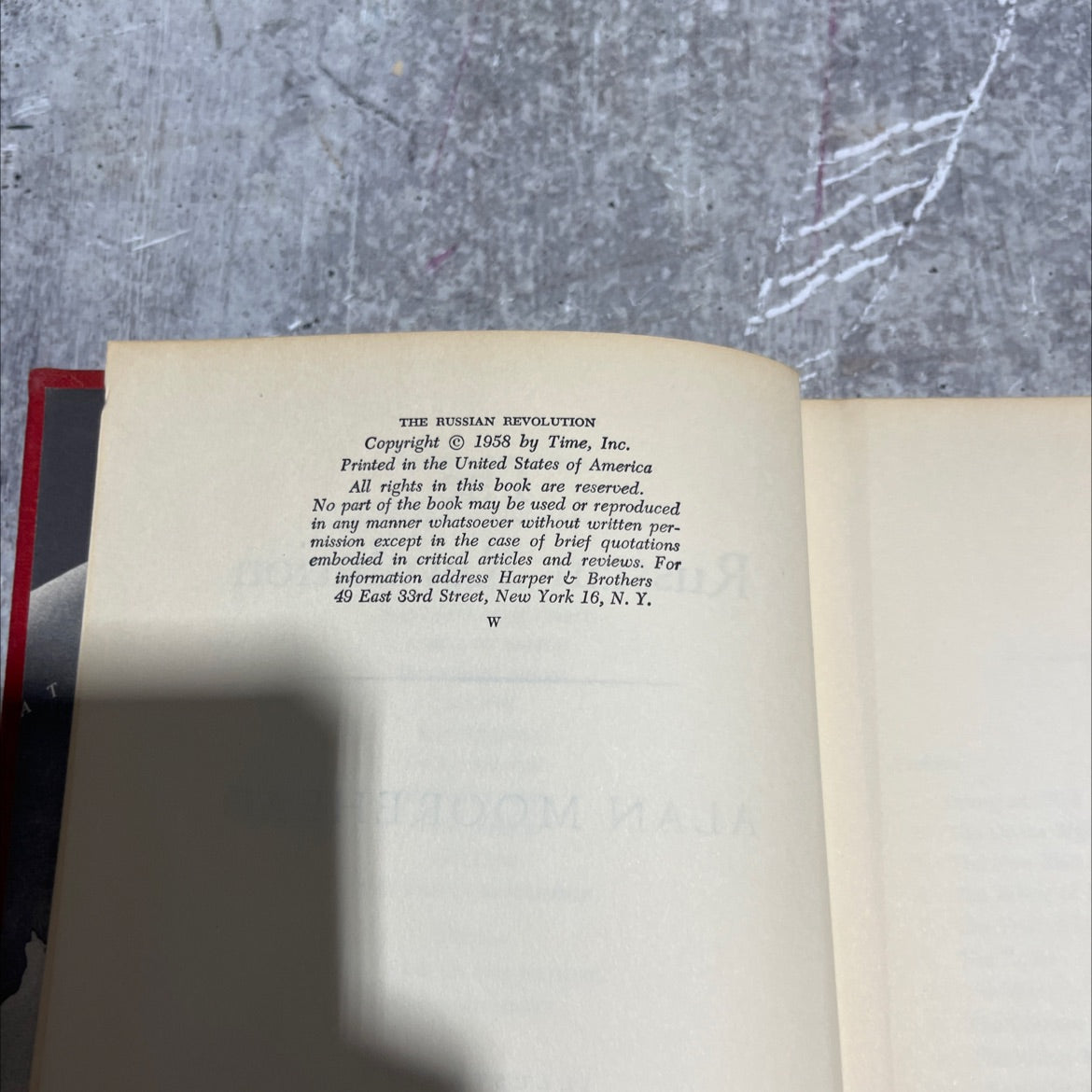 the russian revolution book, by alan moorehead, 1958 Hardcover image 3