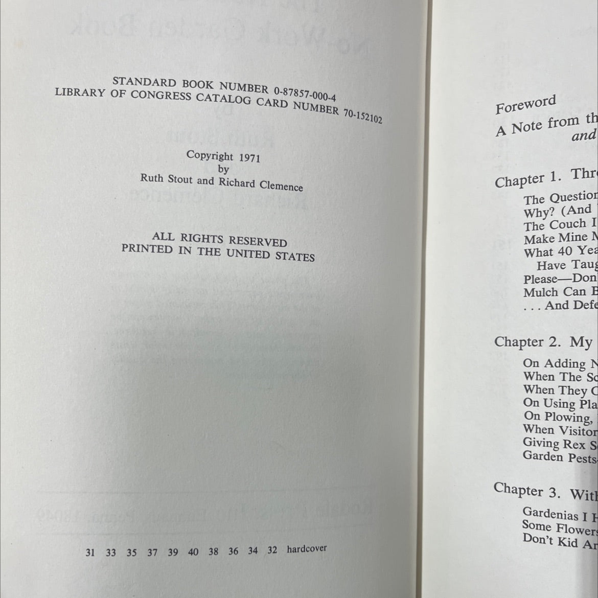 the ruth stout no-work garden book book, by Ruth Stout and Richard Clemence, 1971 Hardcover image 3