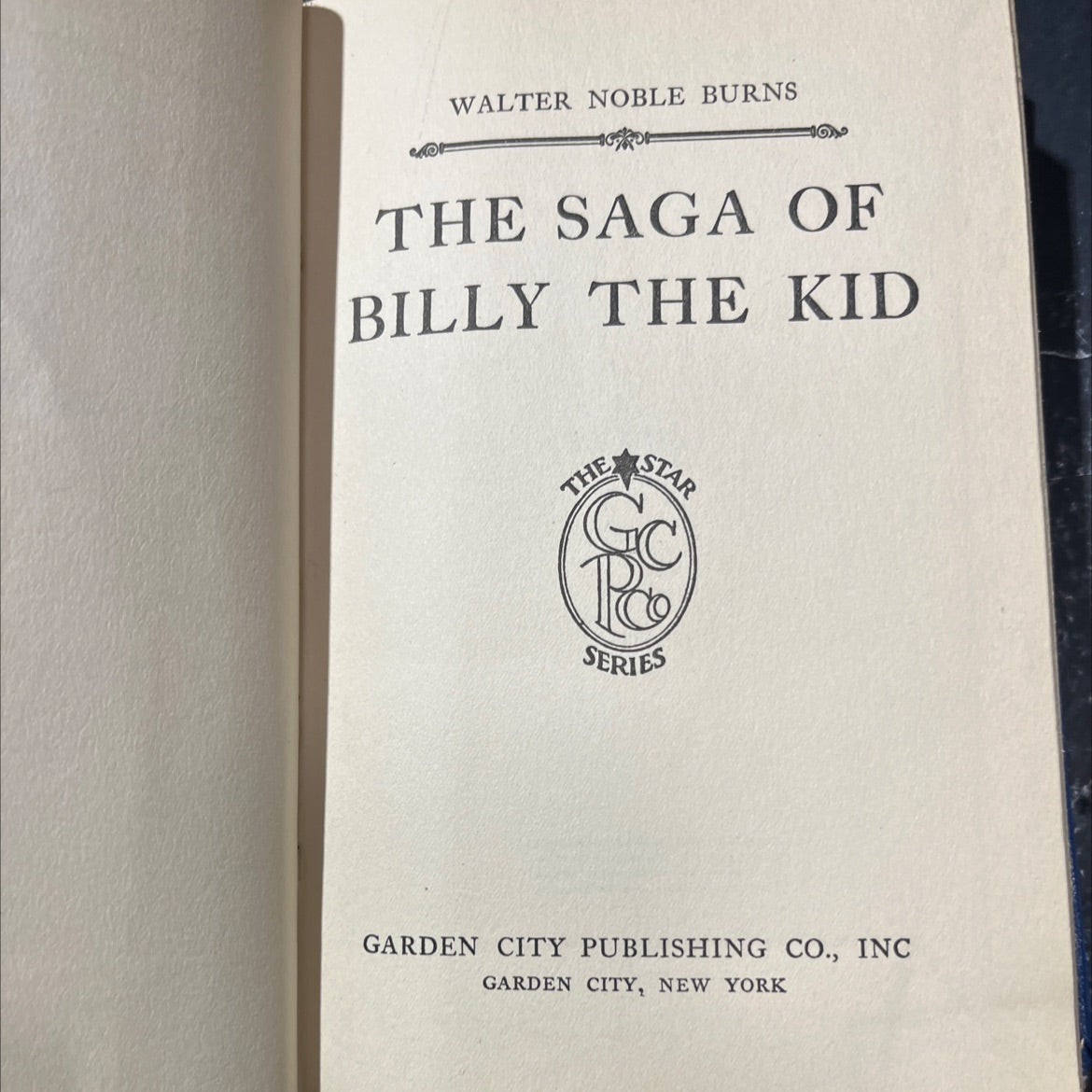 the saga of billy the kid book, by walter noble burns, 1926 Hardcover image 2