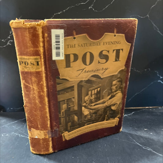 the saturday evening post treasury book, by roger butterfield, 1954 Leather image 1