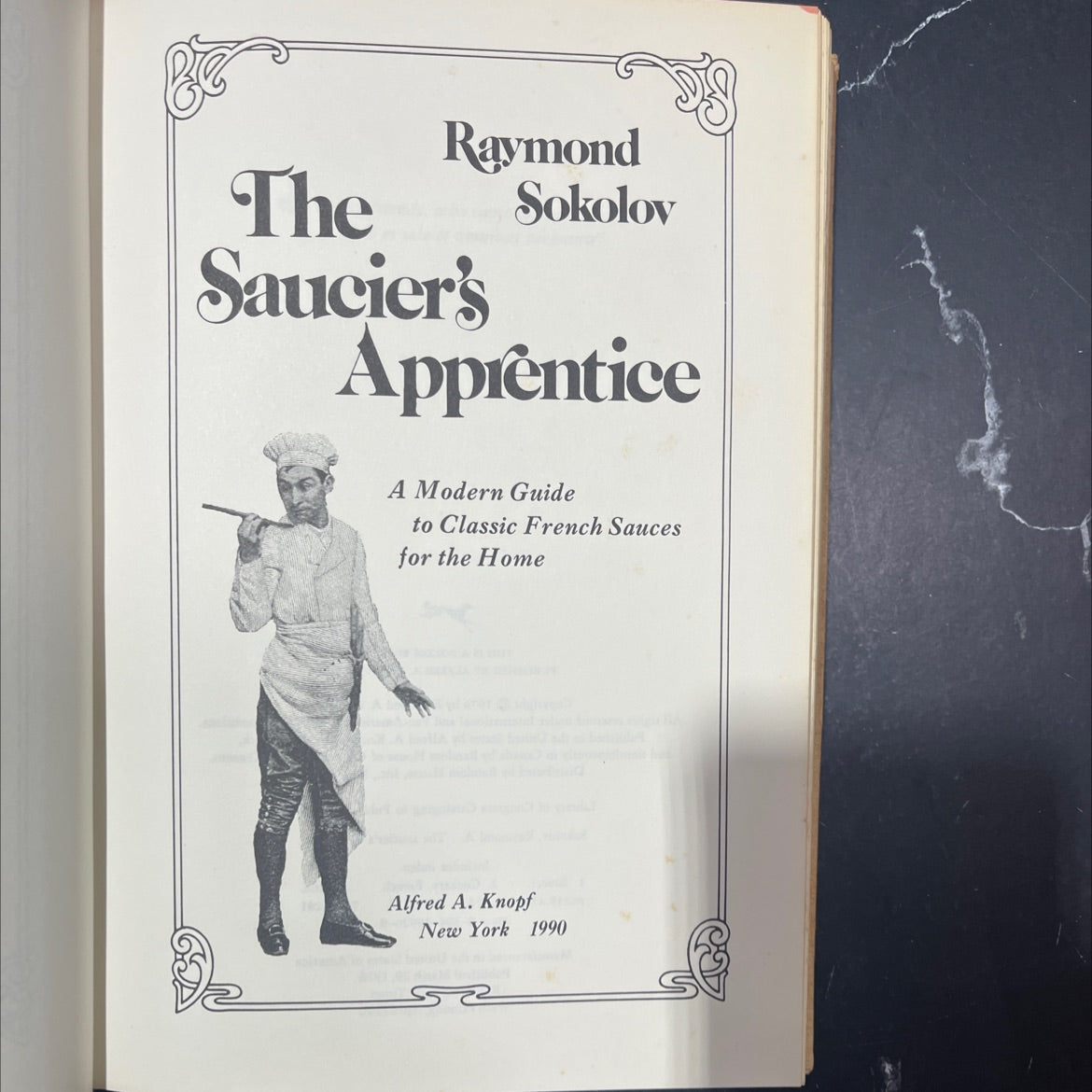 the saucier's apprentice book, by Raymond A. Sokolov, 1990 Hardcover image 2