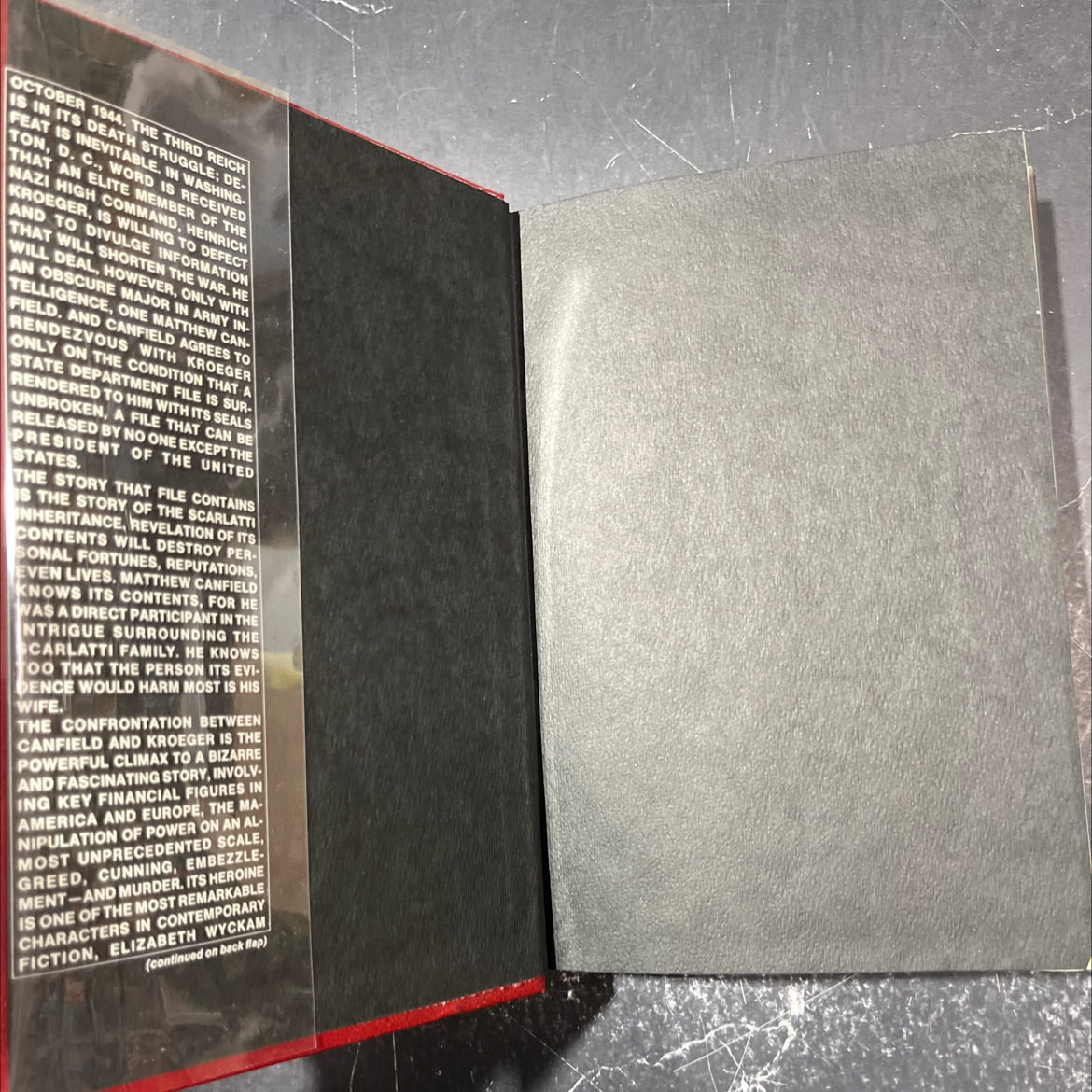 the scarbatti inheritance book, by robert ludlum, 1971 Hardcover image 4