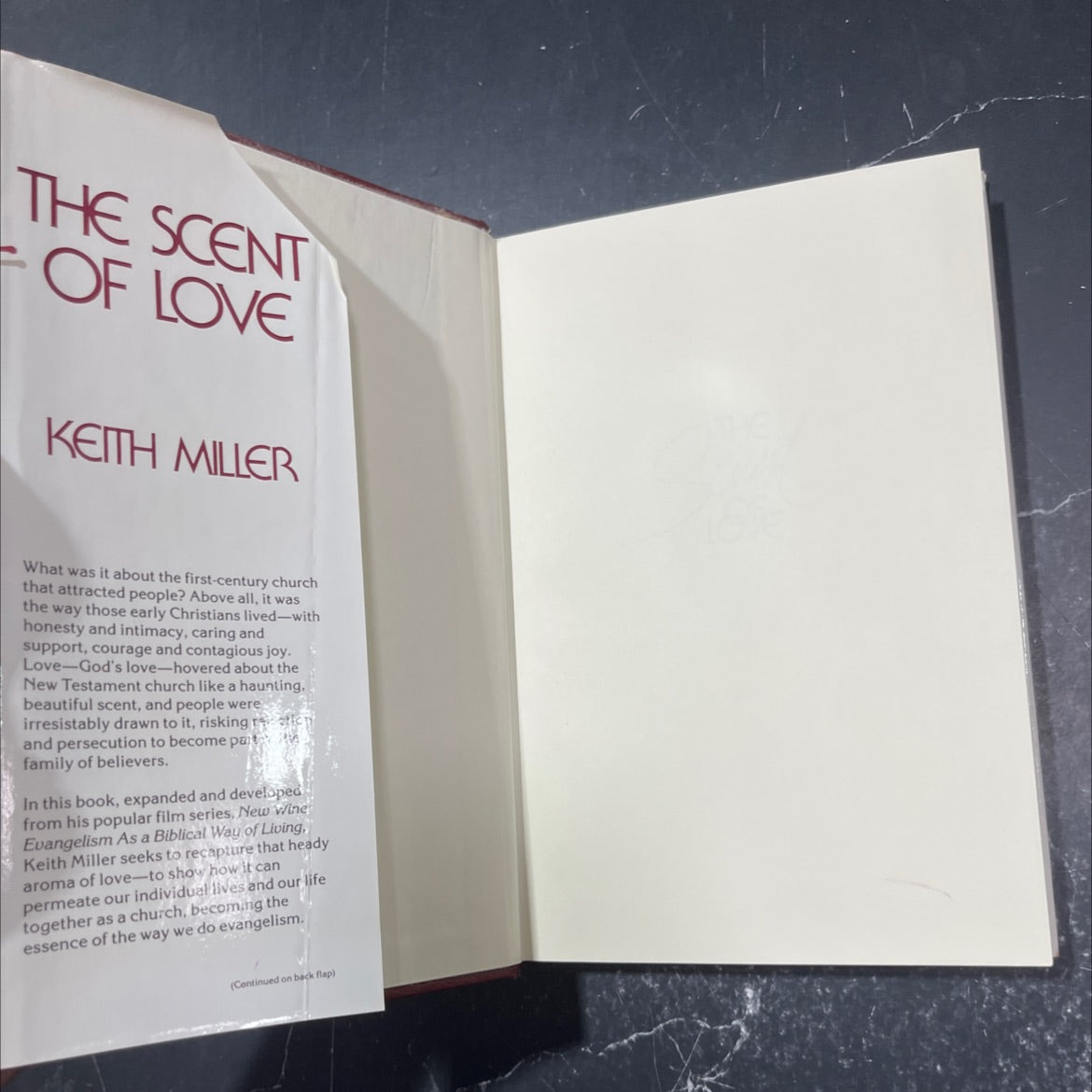 the scent of love book, by keith miller, 1983 Hardcover image 4
