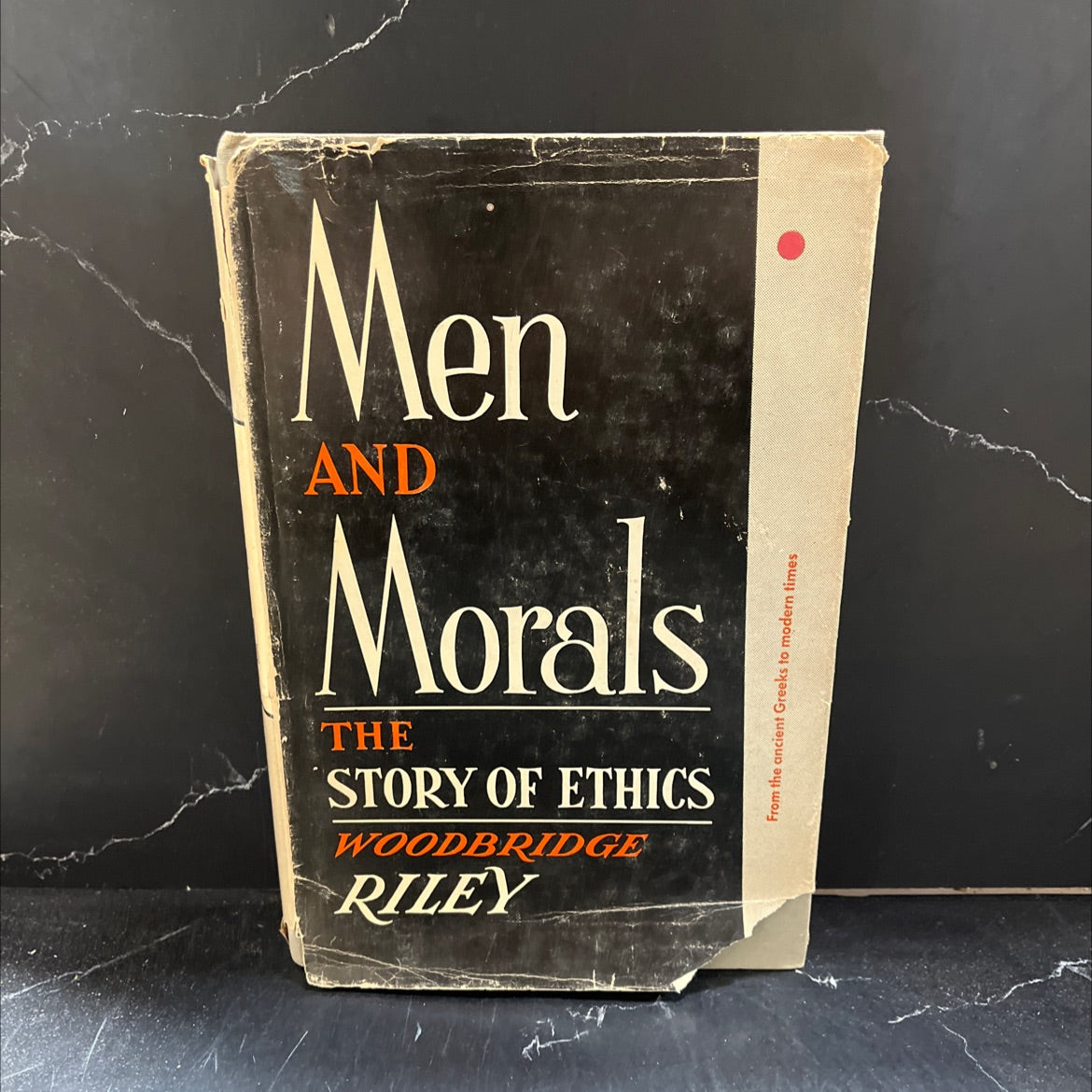 the school of athens men and morals the story of ethics book, by woodbridge riley, 1960 Hardcover image 1