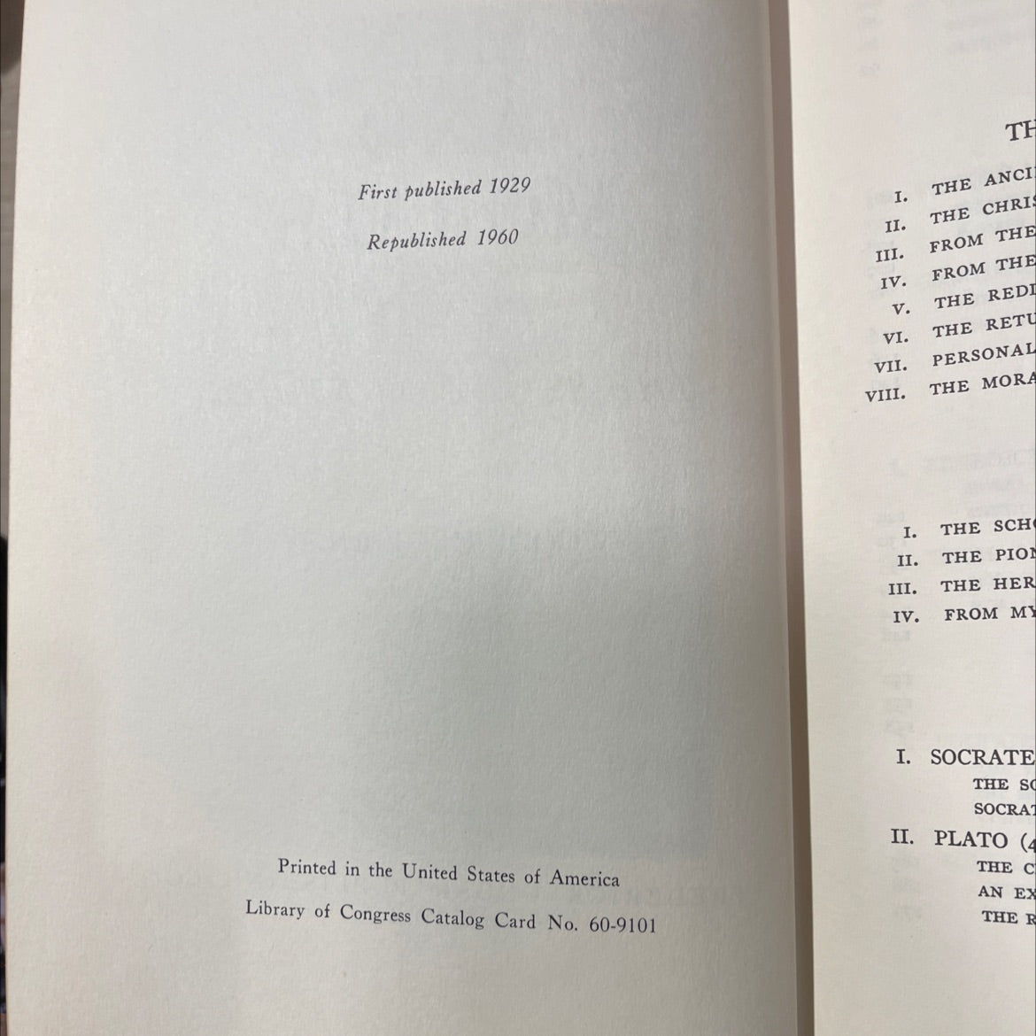 the school of athens men and morals the story of ethics book, by woodbridge riley, 1960 Hardcover image 3
