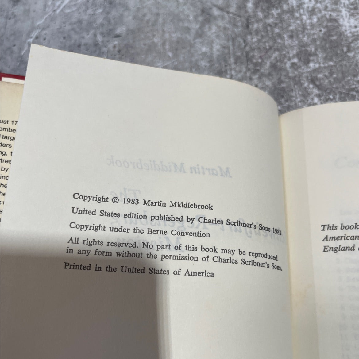 the schweinfurt-regensburg mission book, by martin middlebrook, 1983 Hardcover image 3