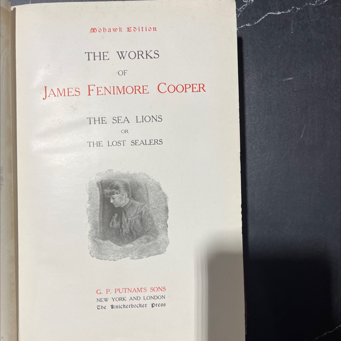 the sea lions or the lost sealers book, by james fenimore cooper, 1970 Hardcover image 3