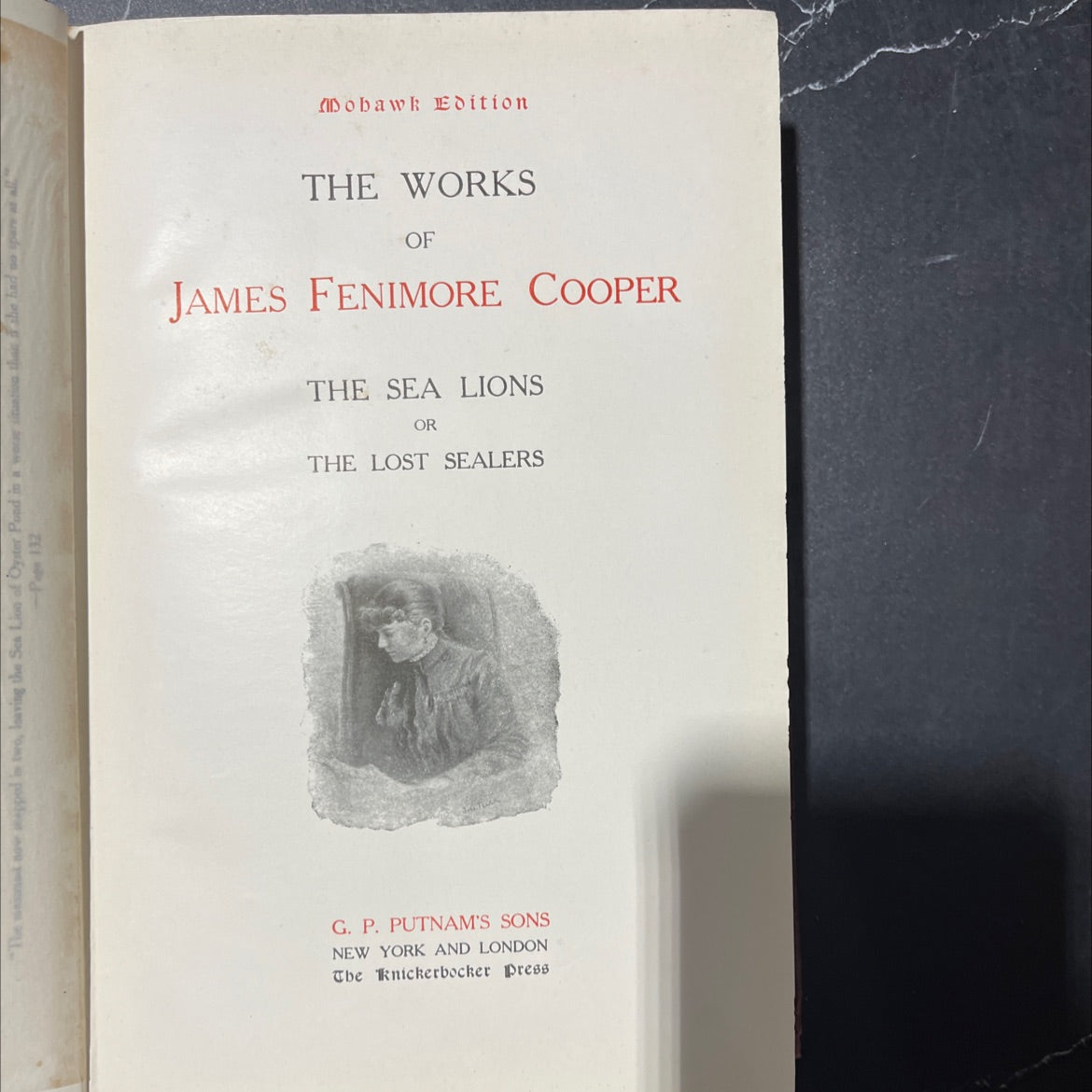 the sea lions or the lost sealers book, by james fenimore cooper, 1970 Hardcover image 2