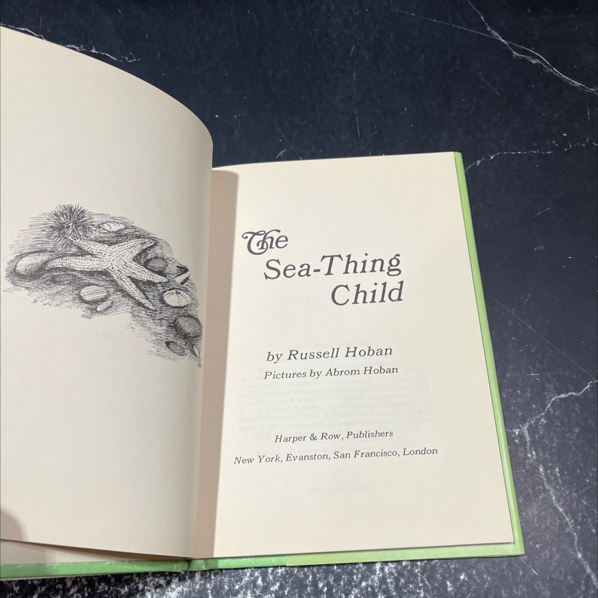 the sea-thing child book, by russell hoban, 1972 Hardcover image 2