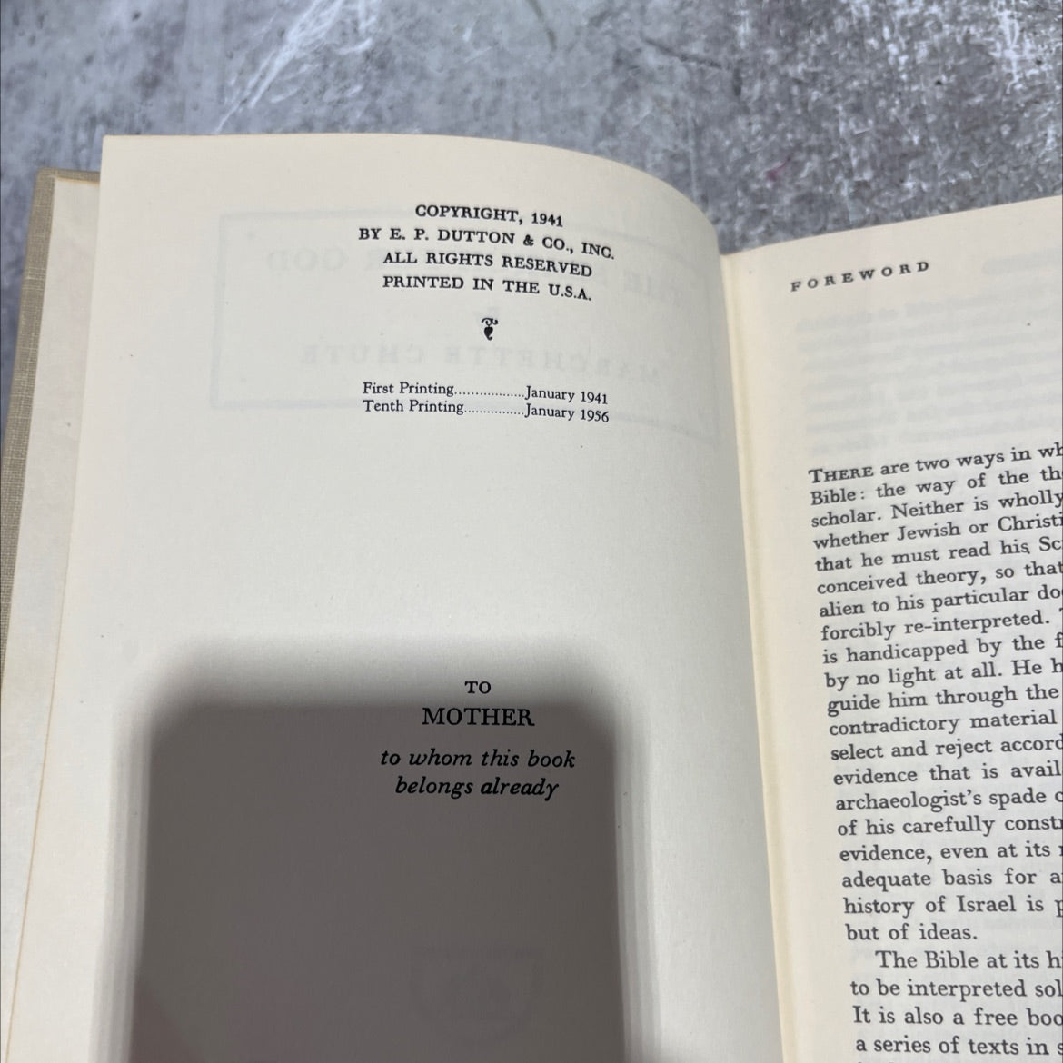 the search for god book, by marchette chute, 1956 Hardcover image 3