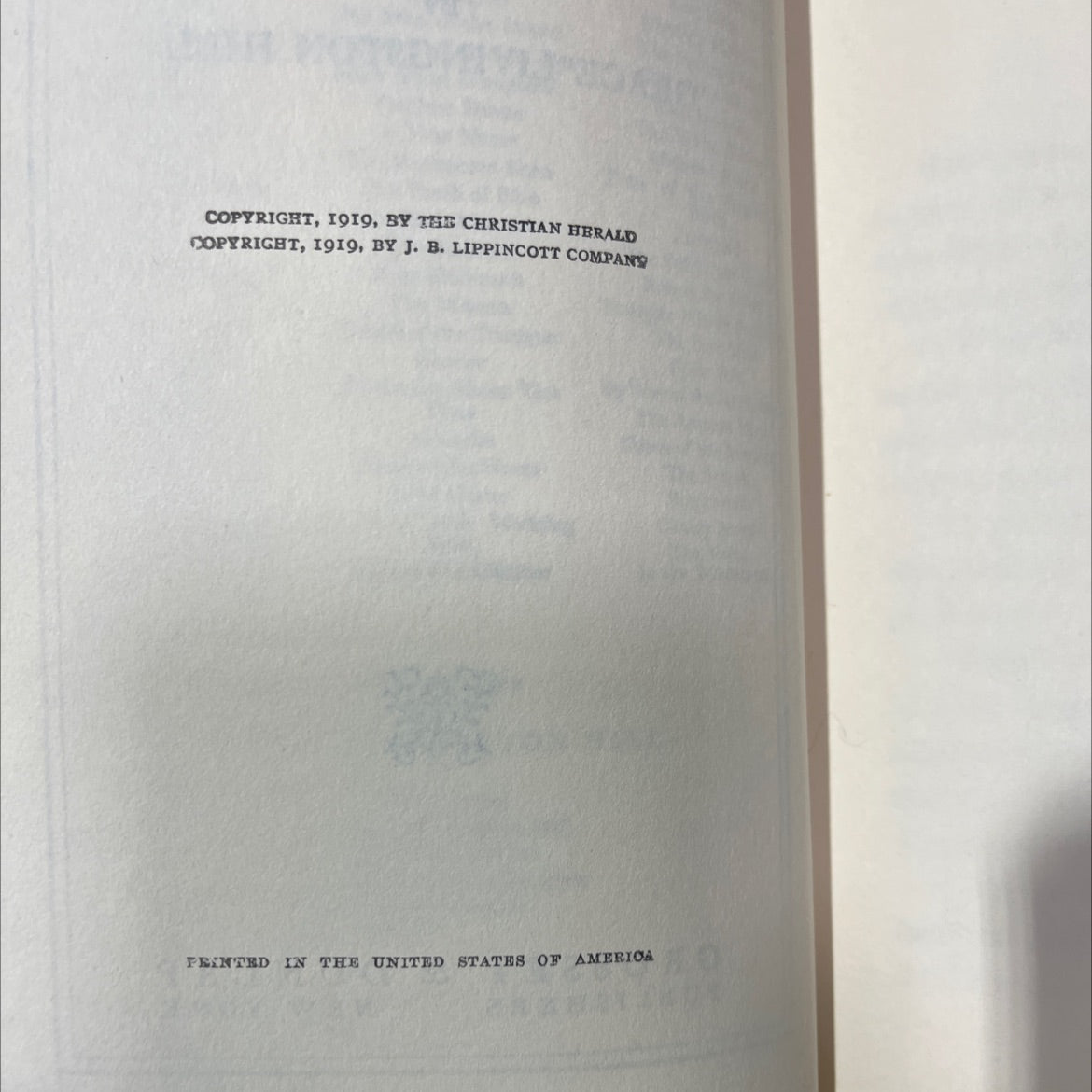 the search book, by grace livingston hill, 1919 Hardcover image 3