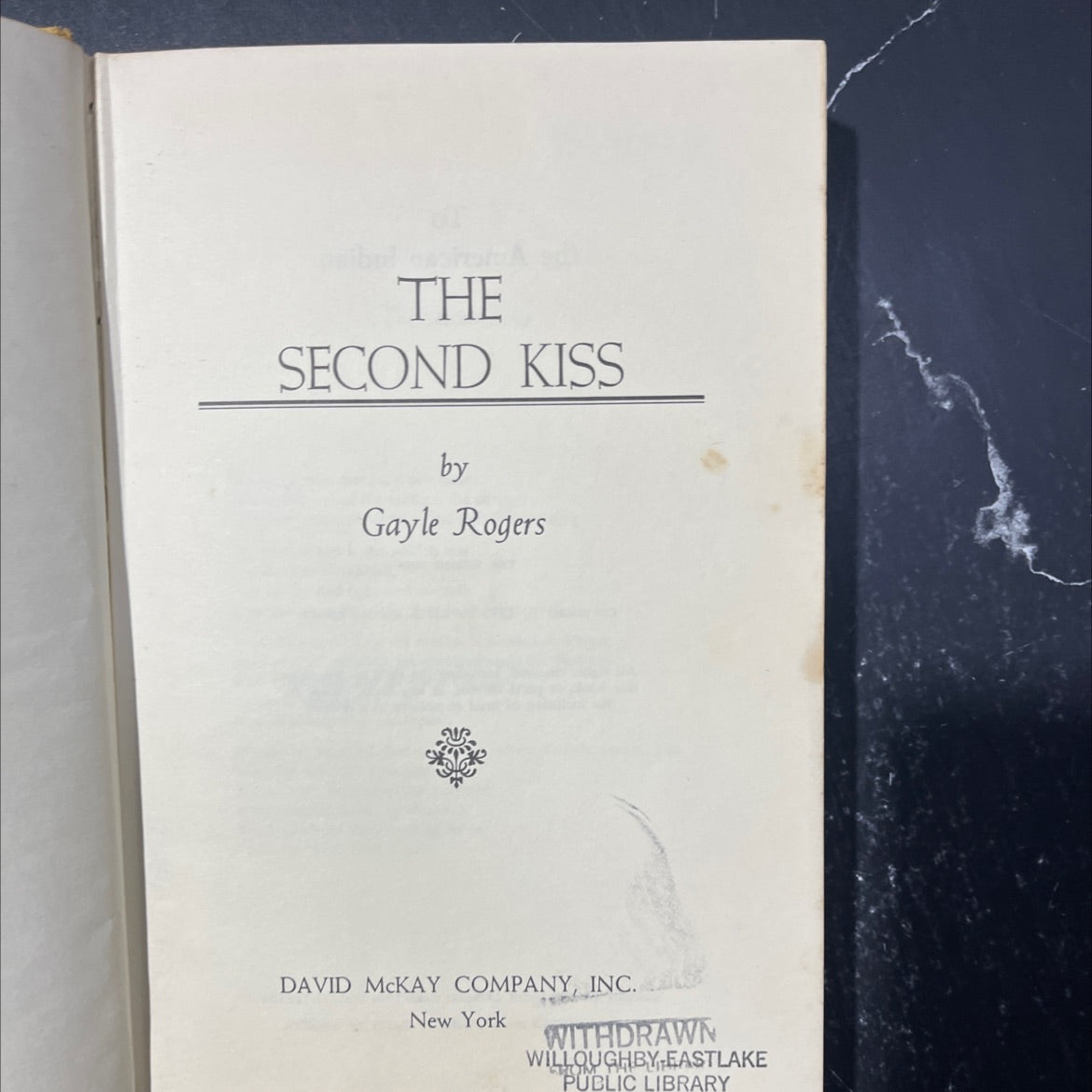 the second kiss book, by gayle rogers brown, 1972 Hardcover image 2