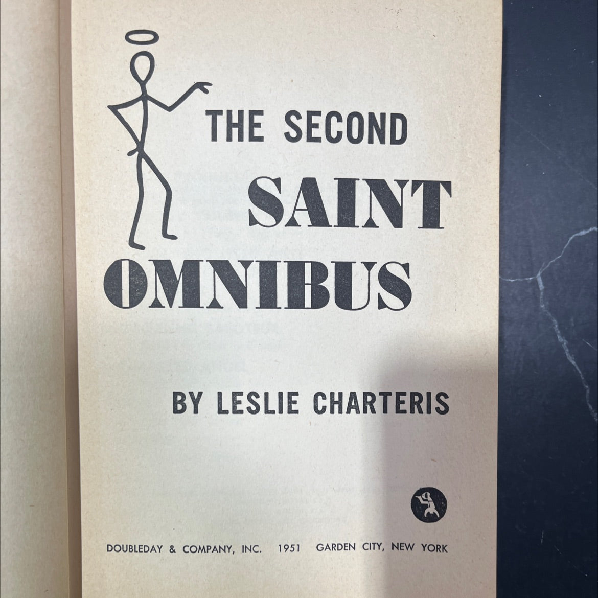 the second saint omnibus book, by leslie charteris, 1951 Hardcover image 2