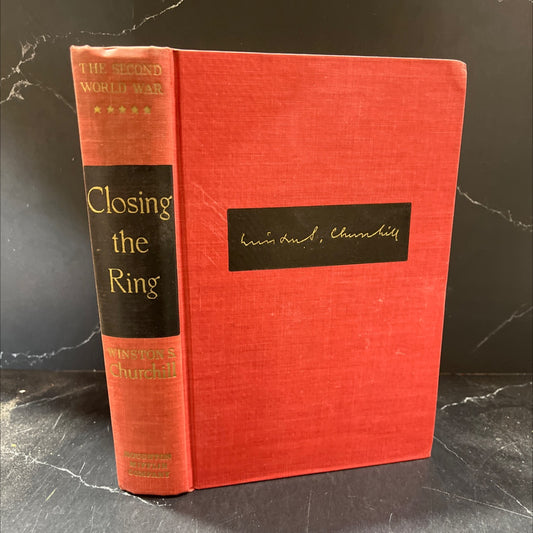 the second world war closing the ring book, by winston s. churchill, 1951 Hardcover image 1