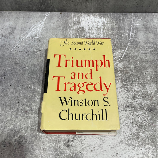 the second world war triumph and tragedy book, by winston s. churchill, 1953 Hardcover image 1